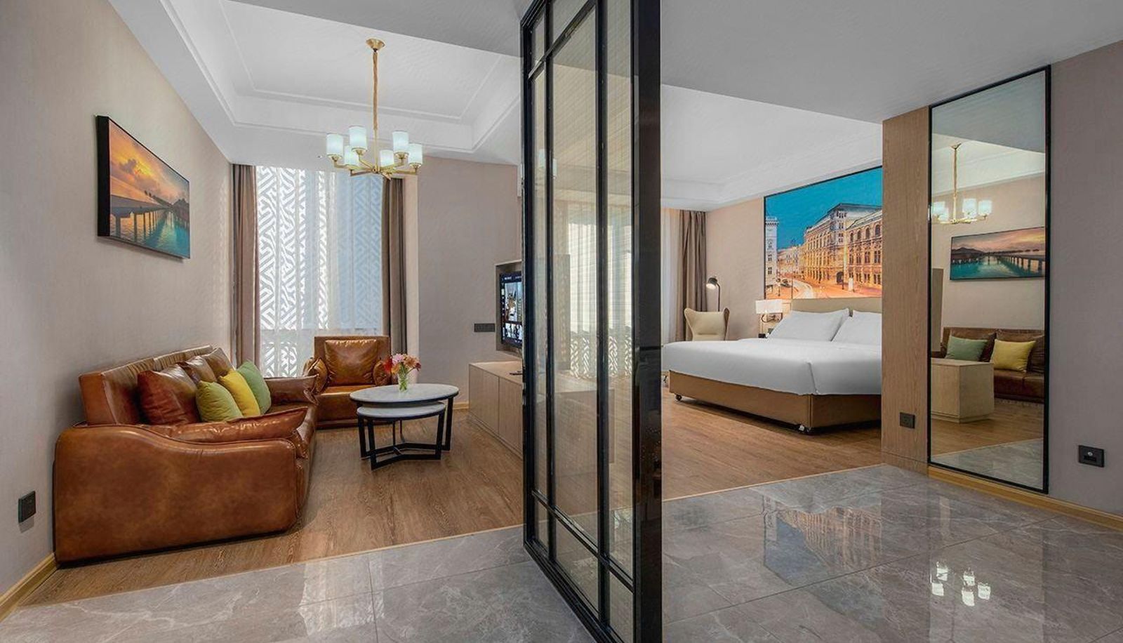 Business room - Vienna International Hotel (Tianjin Xiaozhan Mi Cube Store)