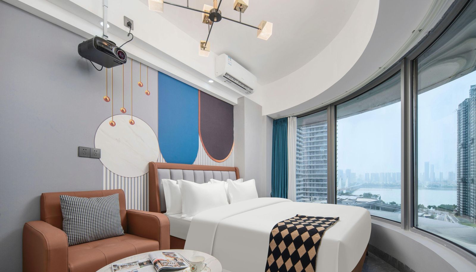 Room with river view - Shiguang Haoting Apartment (Yinpenling Wanda Plaza Store)