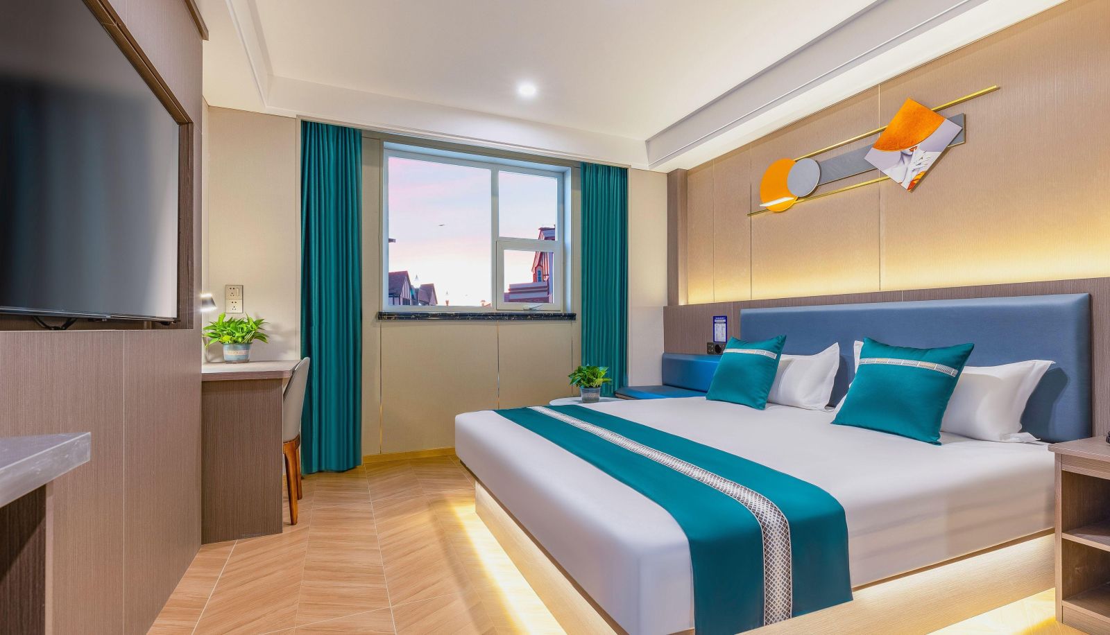 Pokój typu business - Lvnuo Zhixuan Hotel (Dongli Tianjin Binhai International Airport Store)