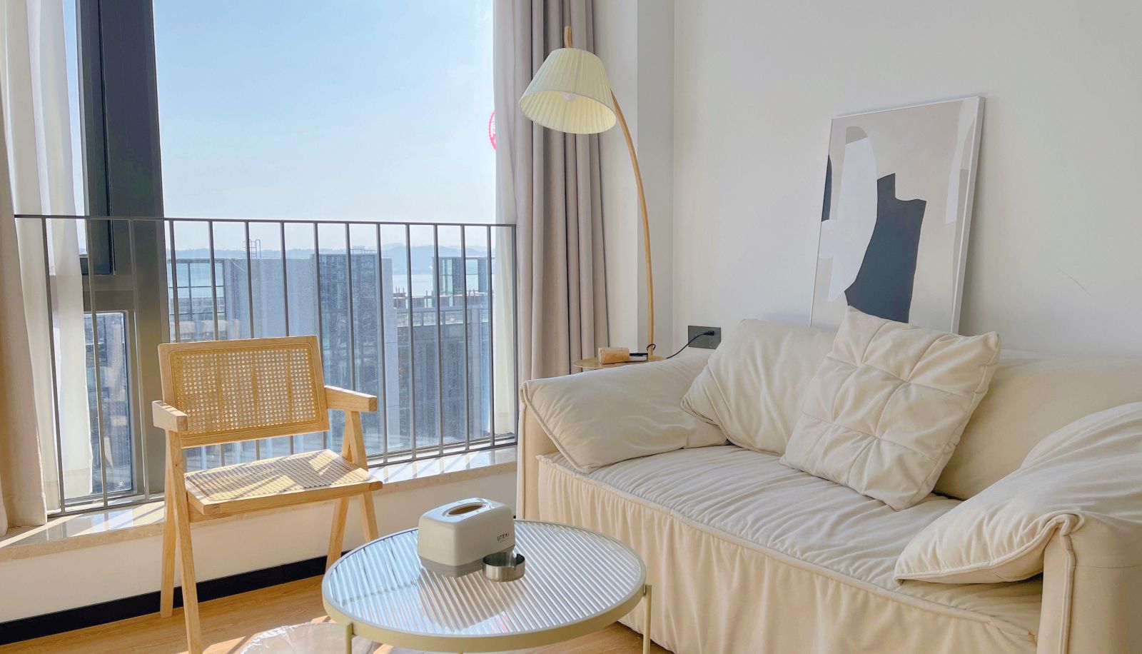 Chambre avec vue sur la mer - Hongjiaban Loft Seaview Meisu (Longguang Century Business Center Store)