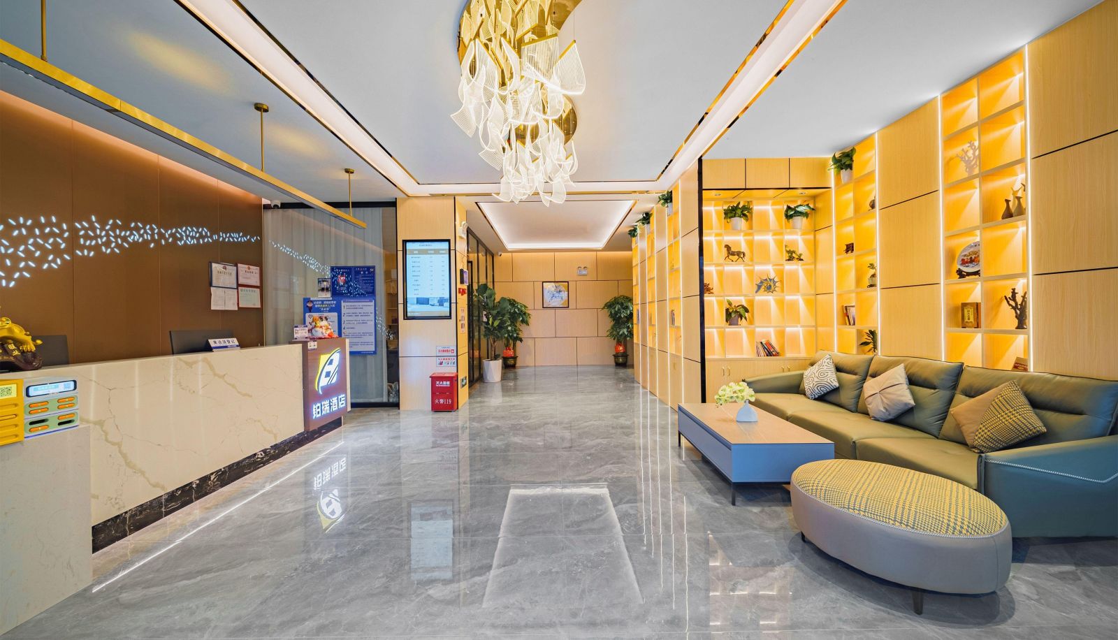 Hotel outdoor area - Platinum Light Luxury Hotel (Tea Mountain Branch)