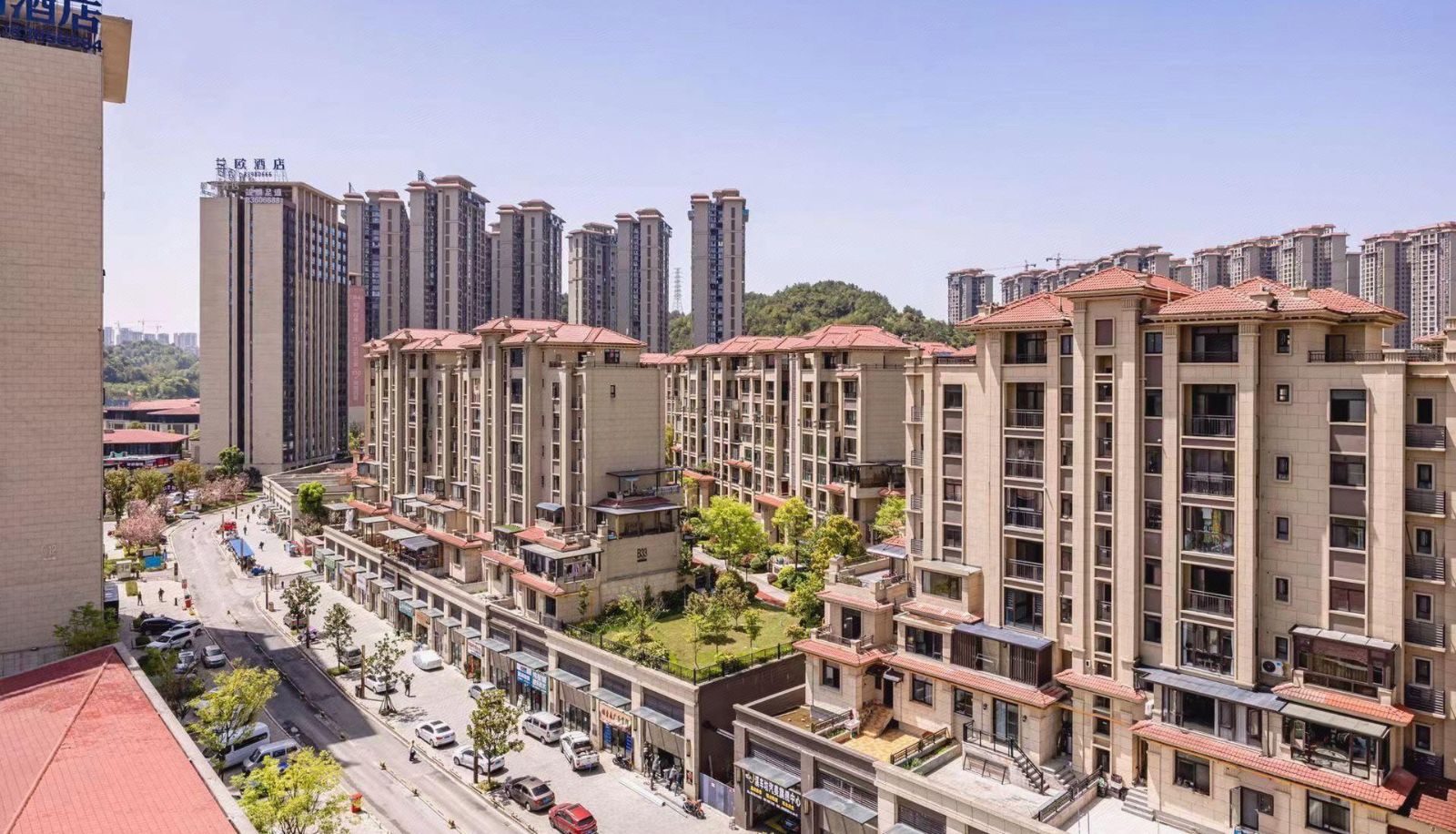 Buitenruimte van het hotel - Xinyue   Light Luxury Hotel (Huaxi Guobinfu Branch)