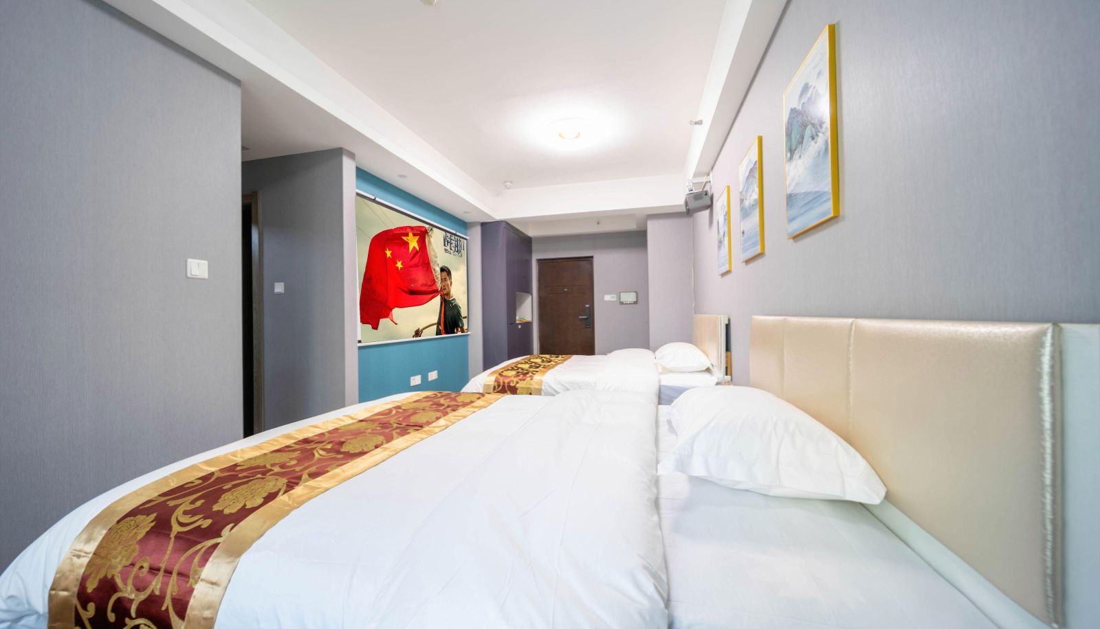 Zimmer - Xi'an Longsige Hotel (Metro Station Branch of Qujiang Campus of University of Science and Technology)
