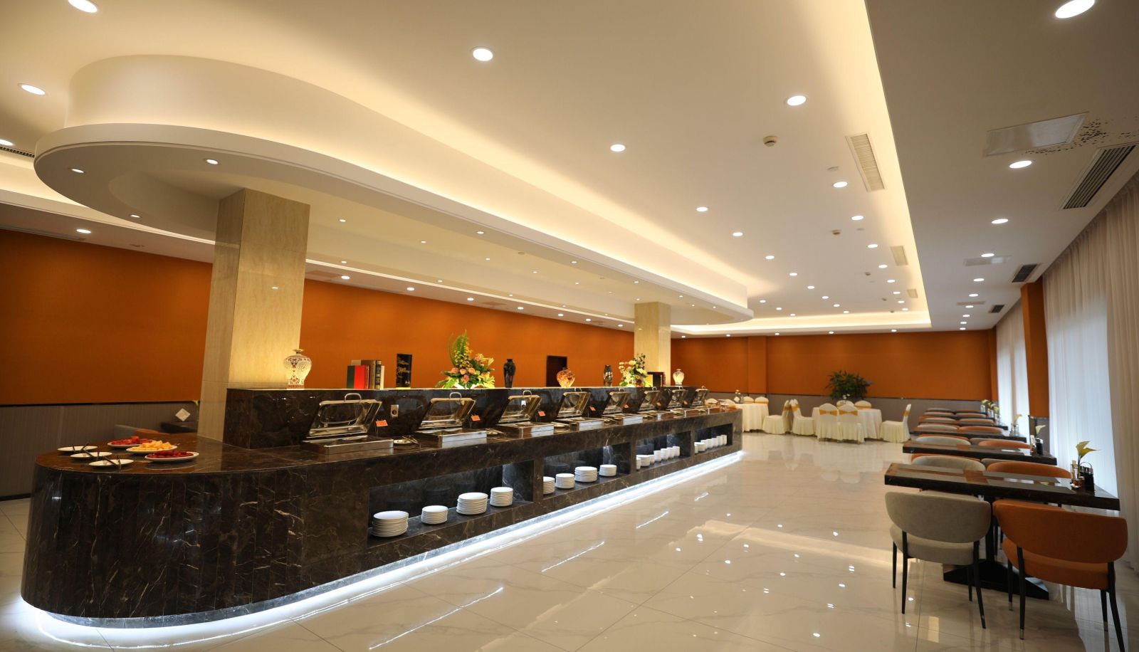 Buitenruimte van het hotel - Dengda Hotel
