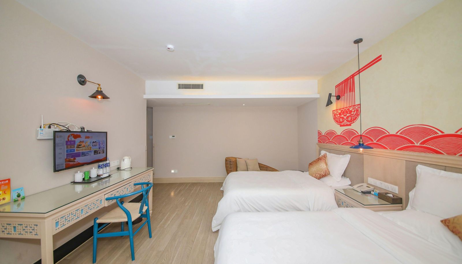Familienzimmer - Pai Hotel (Shaoxing Xinchang Qixing Street Branch)