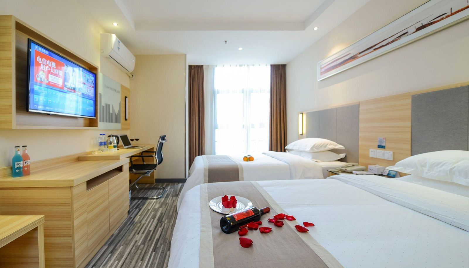 Business-Zimmer - Home Inn - Gaoyou Wuyue Plaza Paibai Cloud Hotel