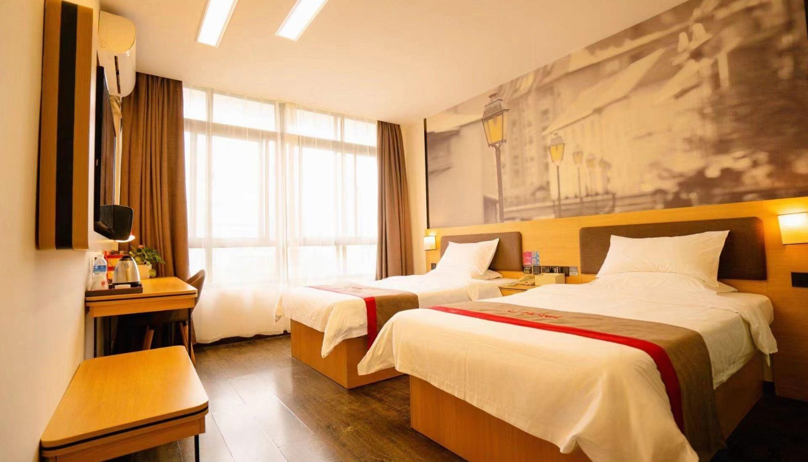Business-Zimmer - Shangkeyou Chain Hotel (Huanggang Hong'an No.1 Middle School Store)