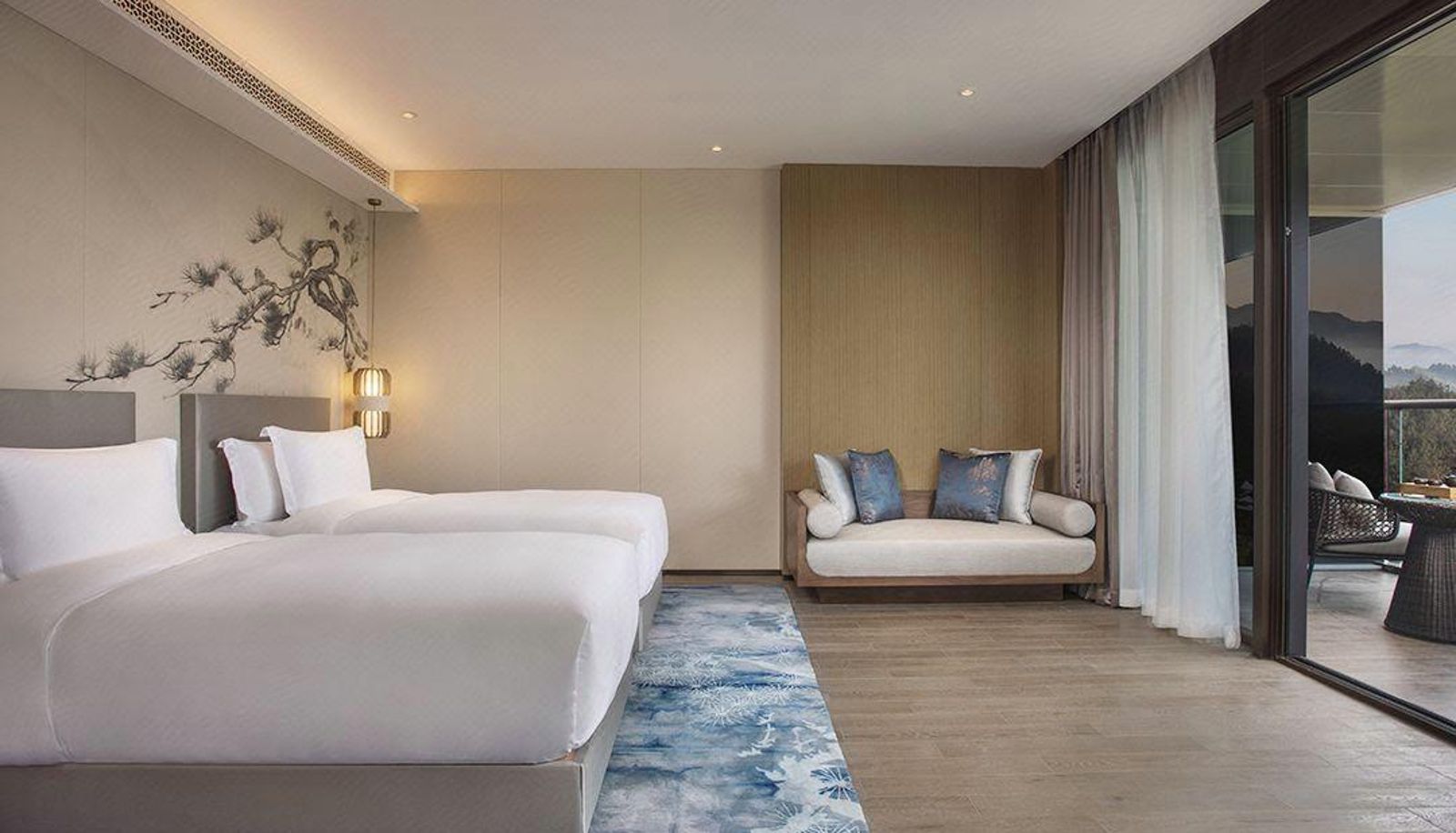 Zimmer mit Seeblick - Anji Banyan Tree Hotel