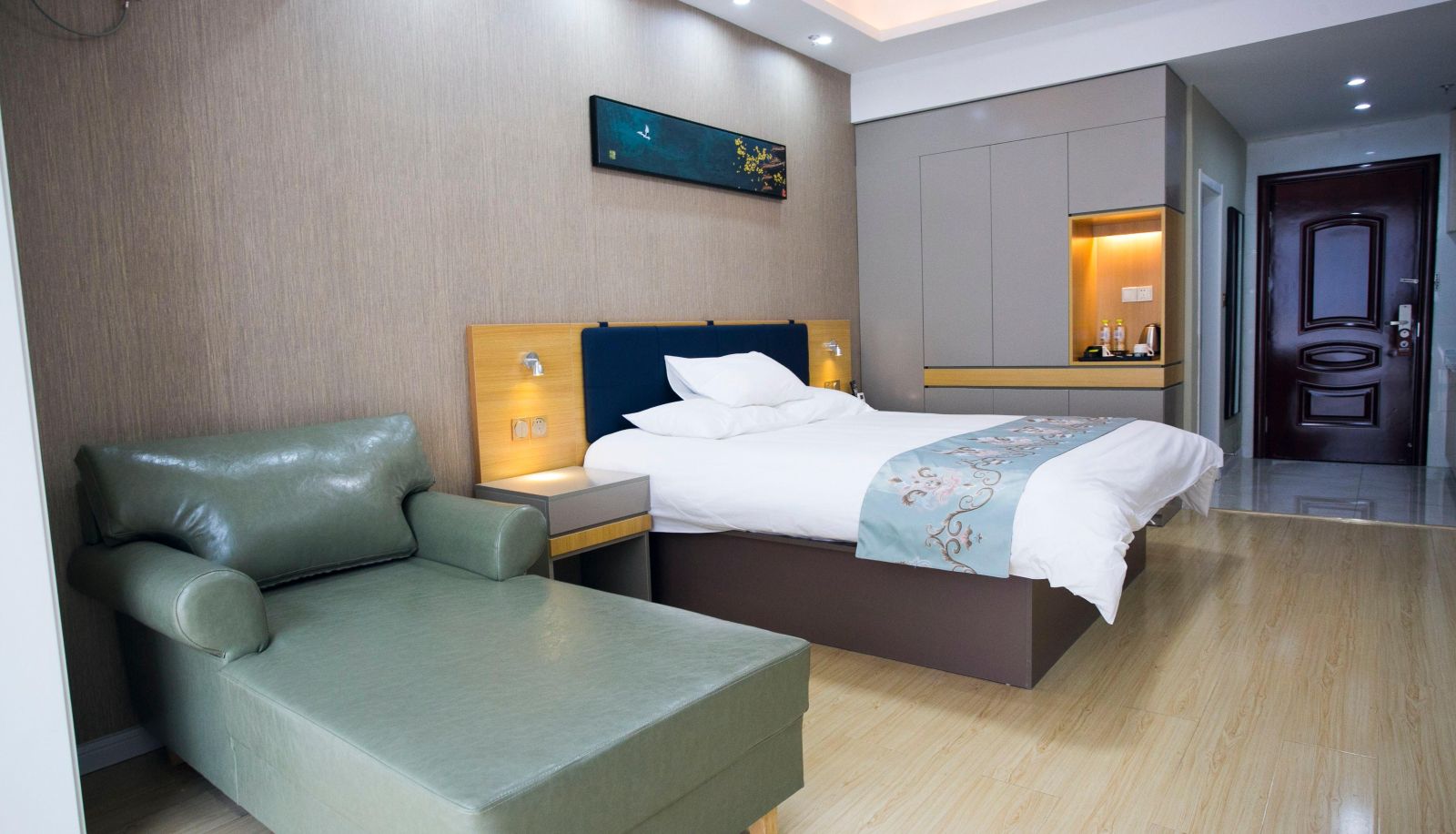 Business-Zimmer - a subsidiary of Rujia  Pingdu Ruibai Cloud Hotel on Lanzhou Road