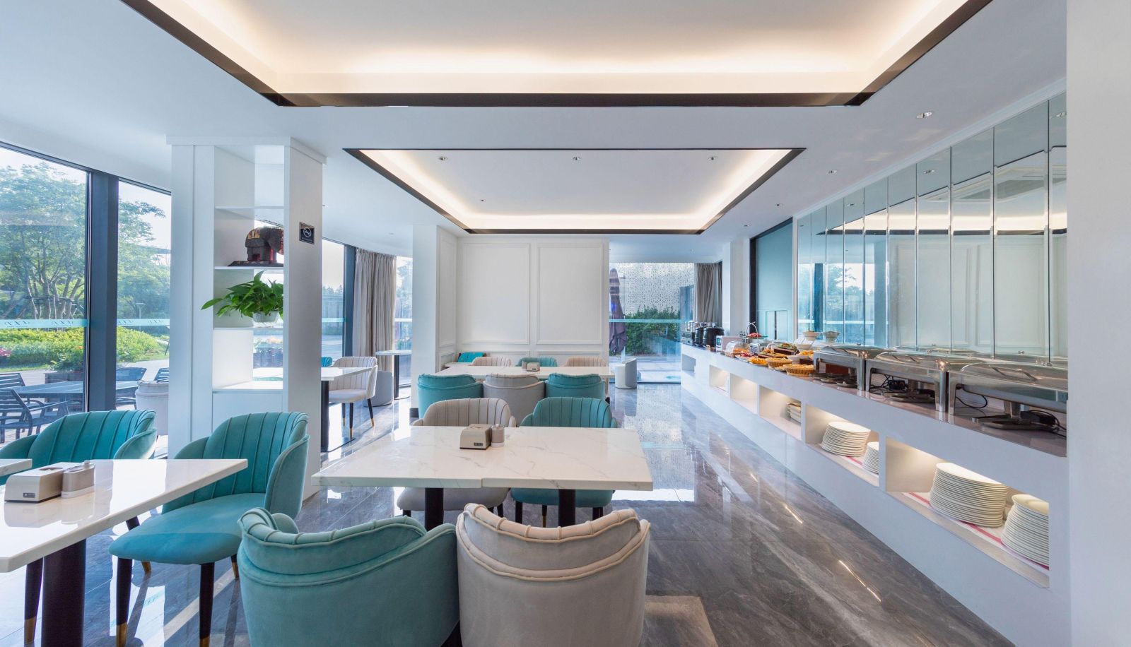 Area esterna dell'hotel - Xi'an Qingya Hotel (Qingdao City Balcony Expo City Branch)