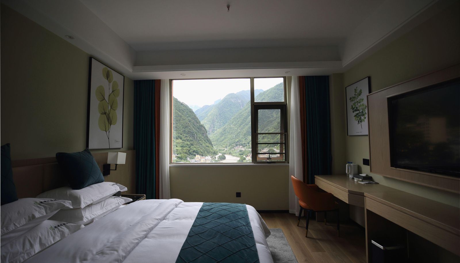 Chambre avec vue sur la rivière - Romantic Flower Valley Hotel (Sanjiang Mingzhu Plaza Store)