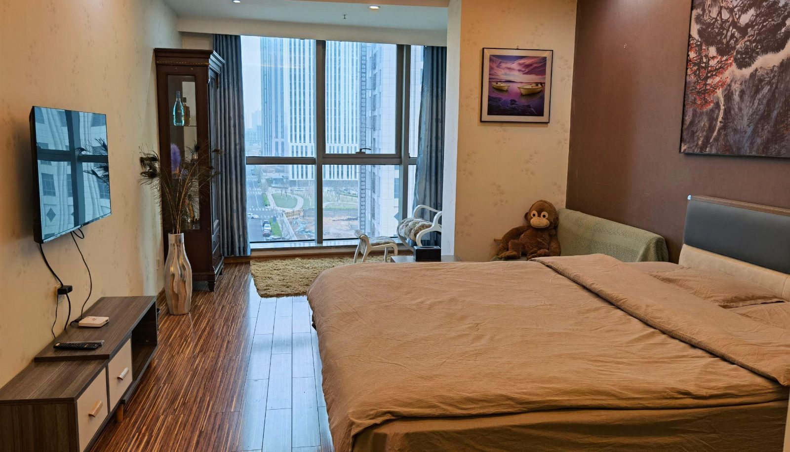 Kamer met uitzicht op de rivier - Ango Shangshang Projection Hotel (Haichang Polar Ocean Park Store)