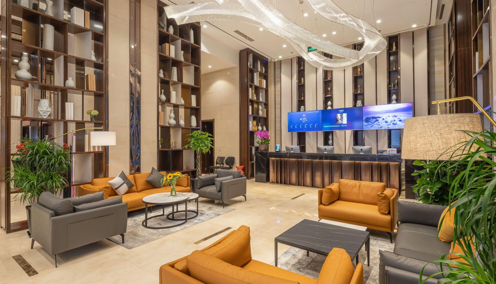 Buitenruimte van het hotel - Gefei Hotel (Wuxi Xinwu Wanda Plaza Store)