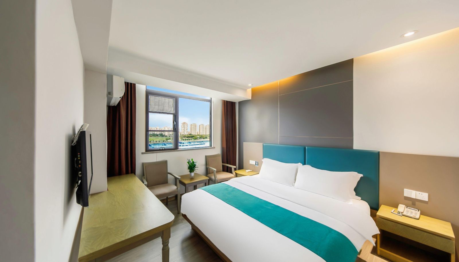Kamer met uitzicht op zee - Zhoushan Jiabing Business Hotel (Baolong Tiandi Store)