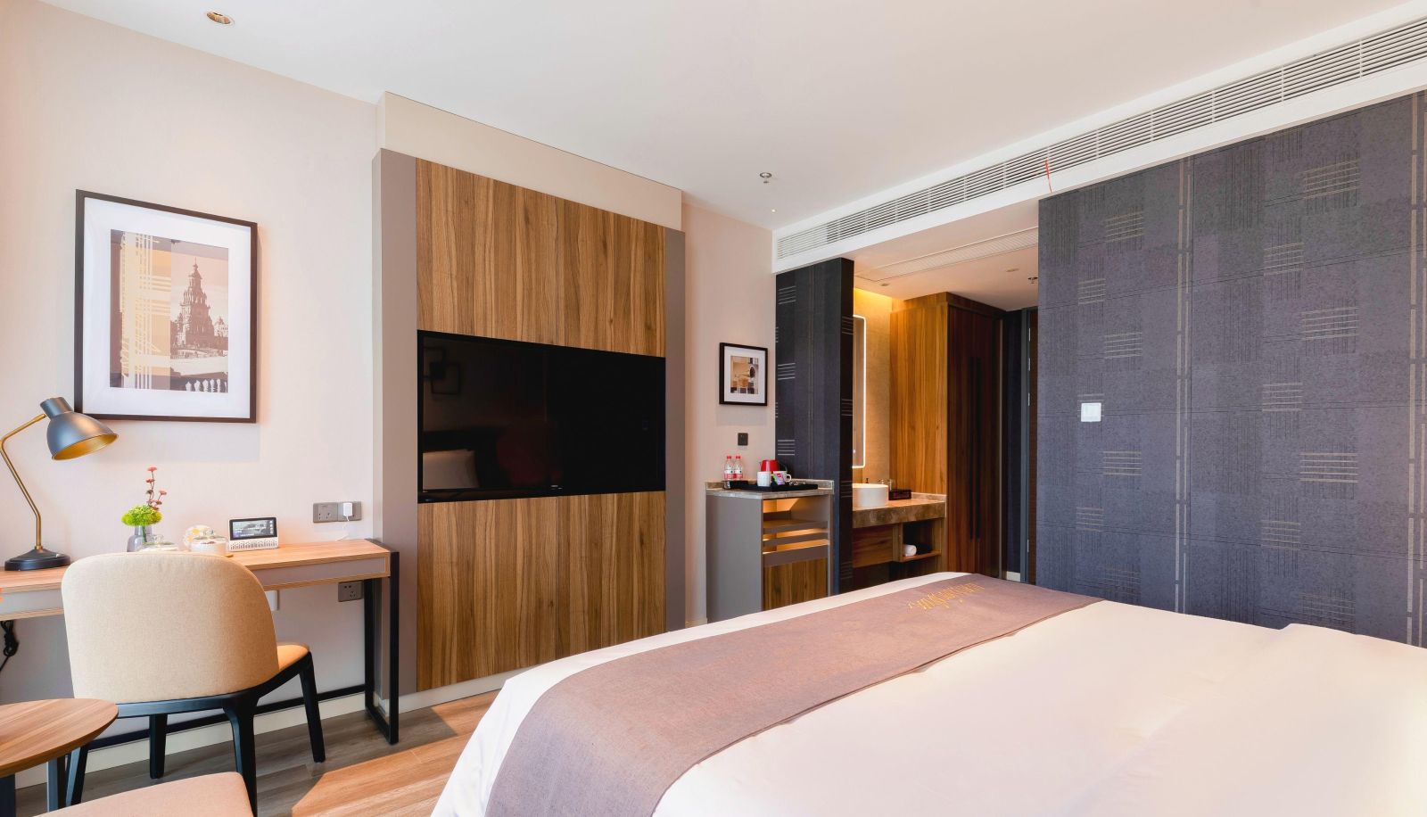 Business-Zimmer - Home Selection Hotel (Huai'an Beijing South Road University City Engineering College Store)