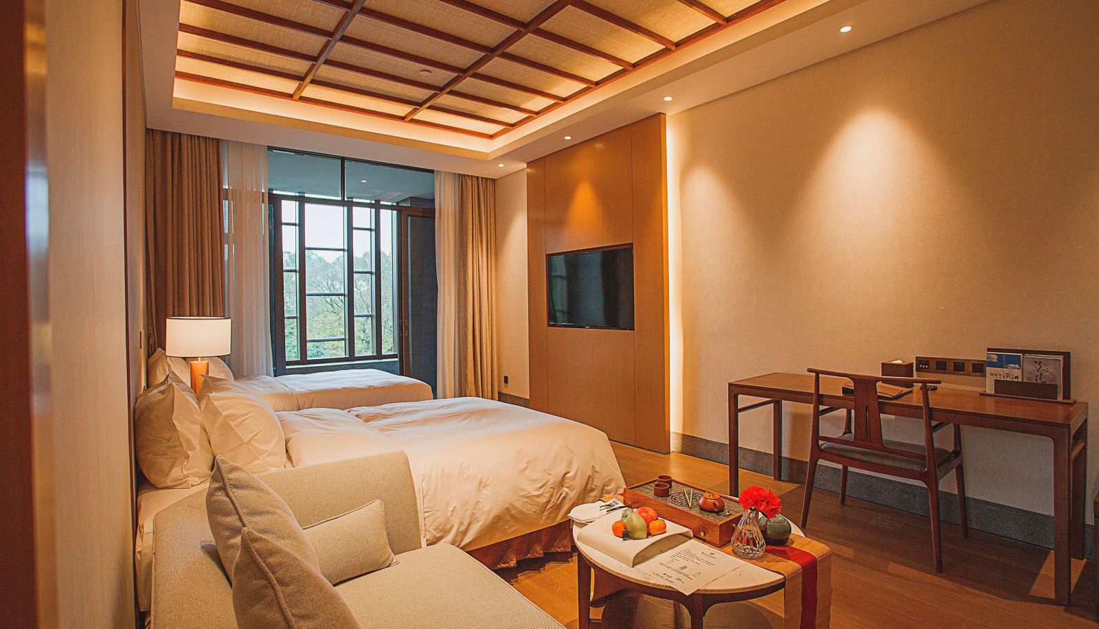 Camera con vista montagna - Guangyue Shang Panlong Valley Hotel