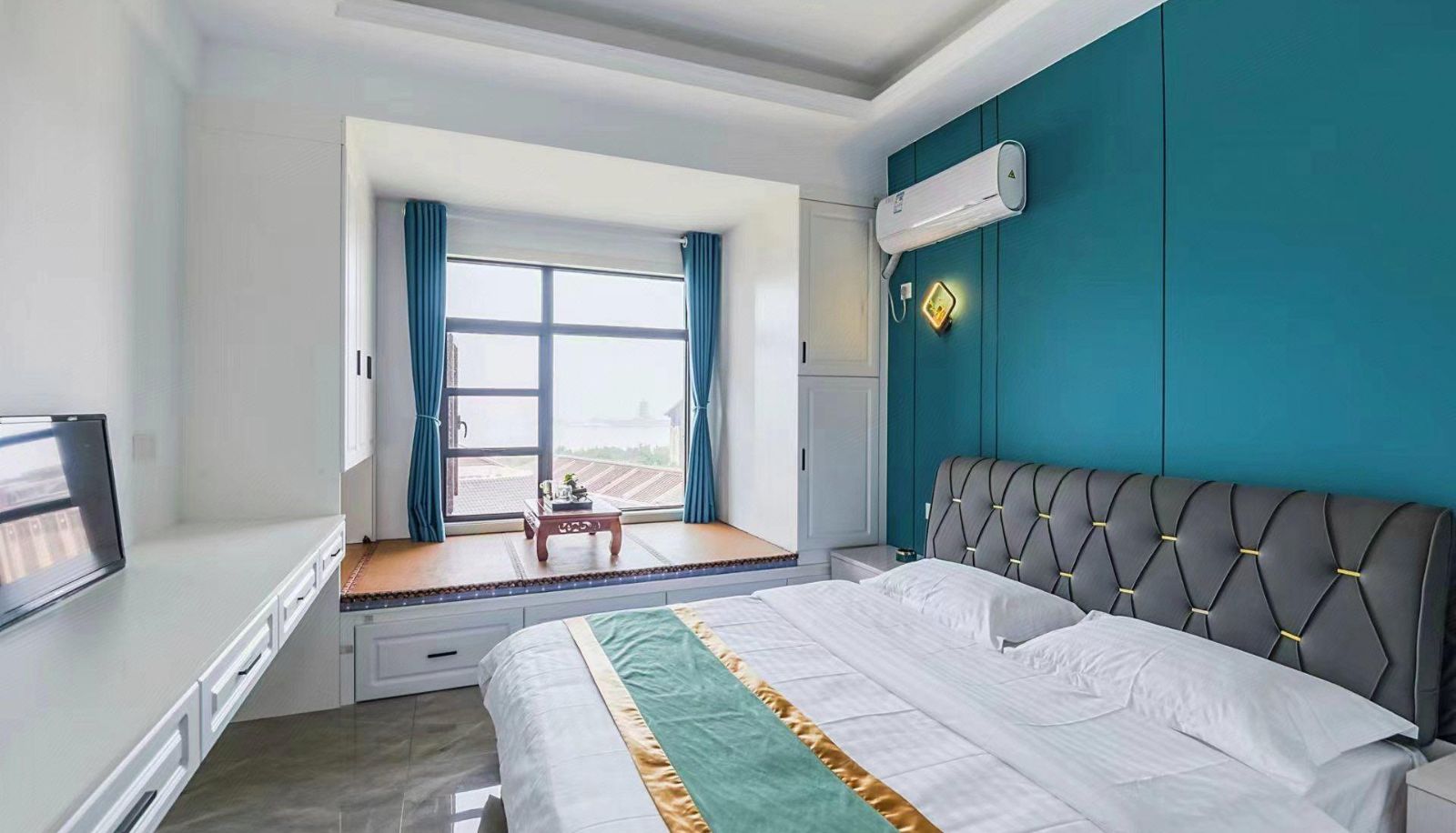 Zimmer mit Meerblick - Jinchen Hotel (Penglai Pavilion Beach)