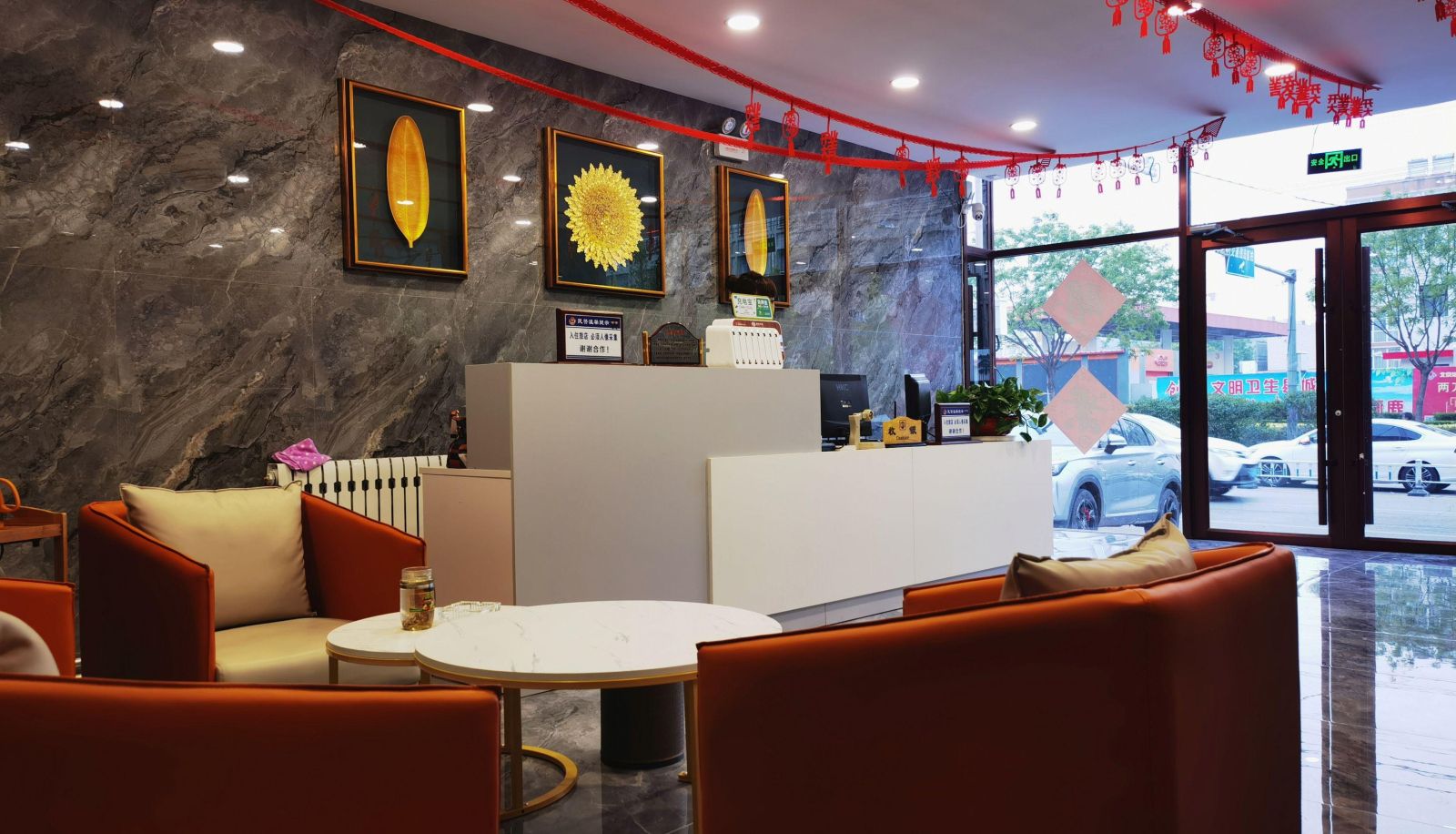 Buitenruimte van het hotel - Jinji Hotel