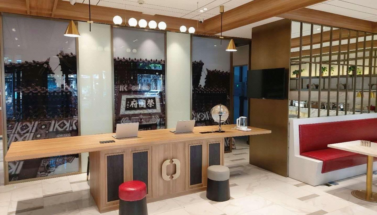 Area esterna dell'hotel - Baiyulan Shijiazhuang Zhengding Ancient City Hotel