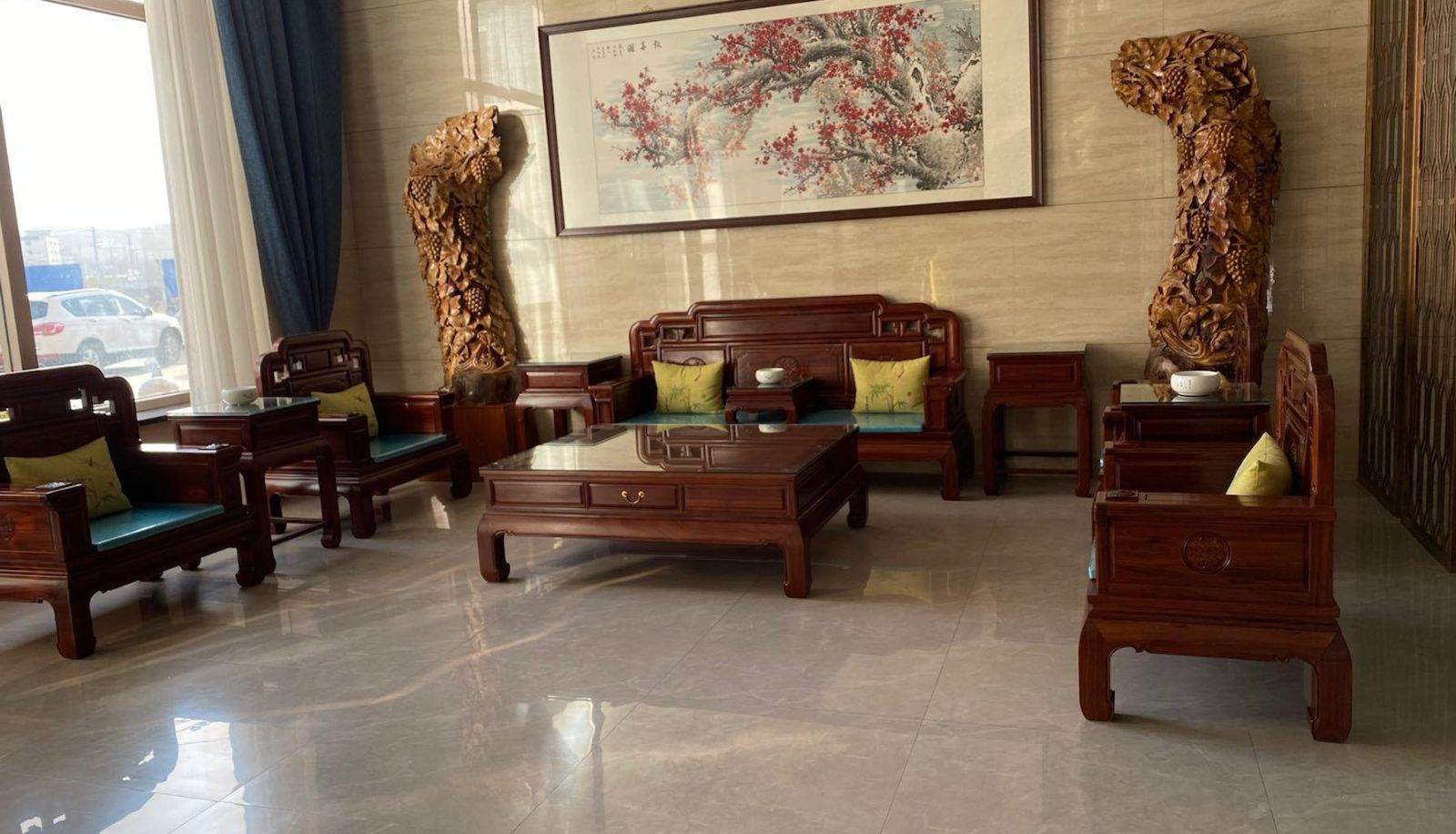 Buitenruimte van het hotel - Chengxian Jiuxin Hotel