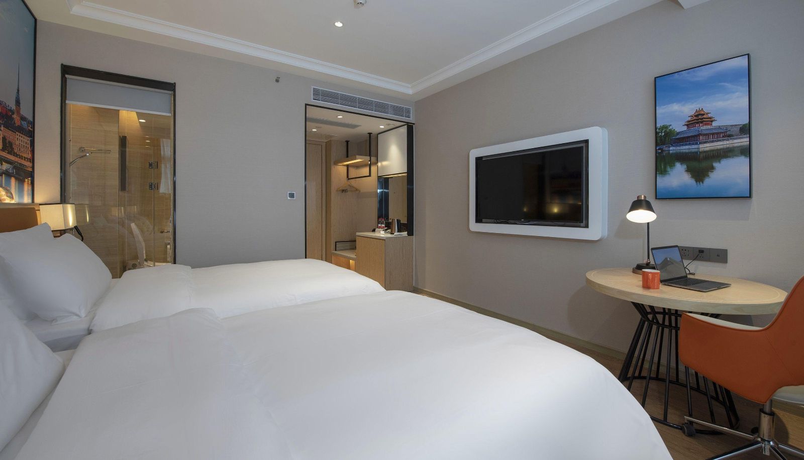 Kamer met uitzicht op het meer - Vienna Hotel (Jinan Huashan Scenic Spot store)