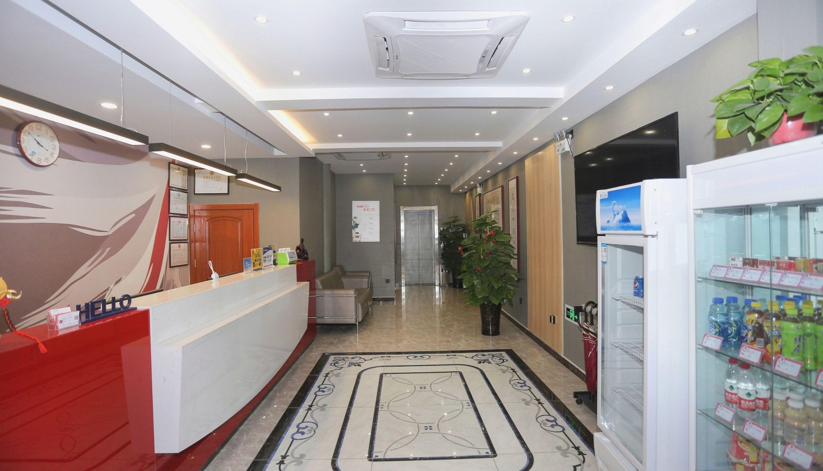 Buitenruimte van het hotel - Yueman Hotel
