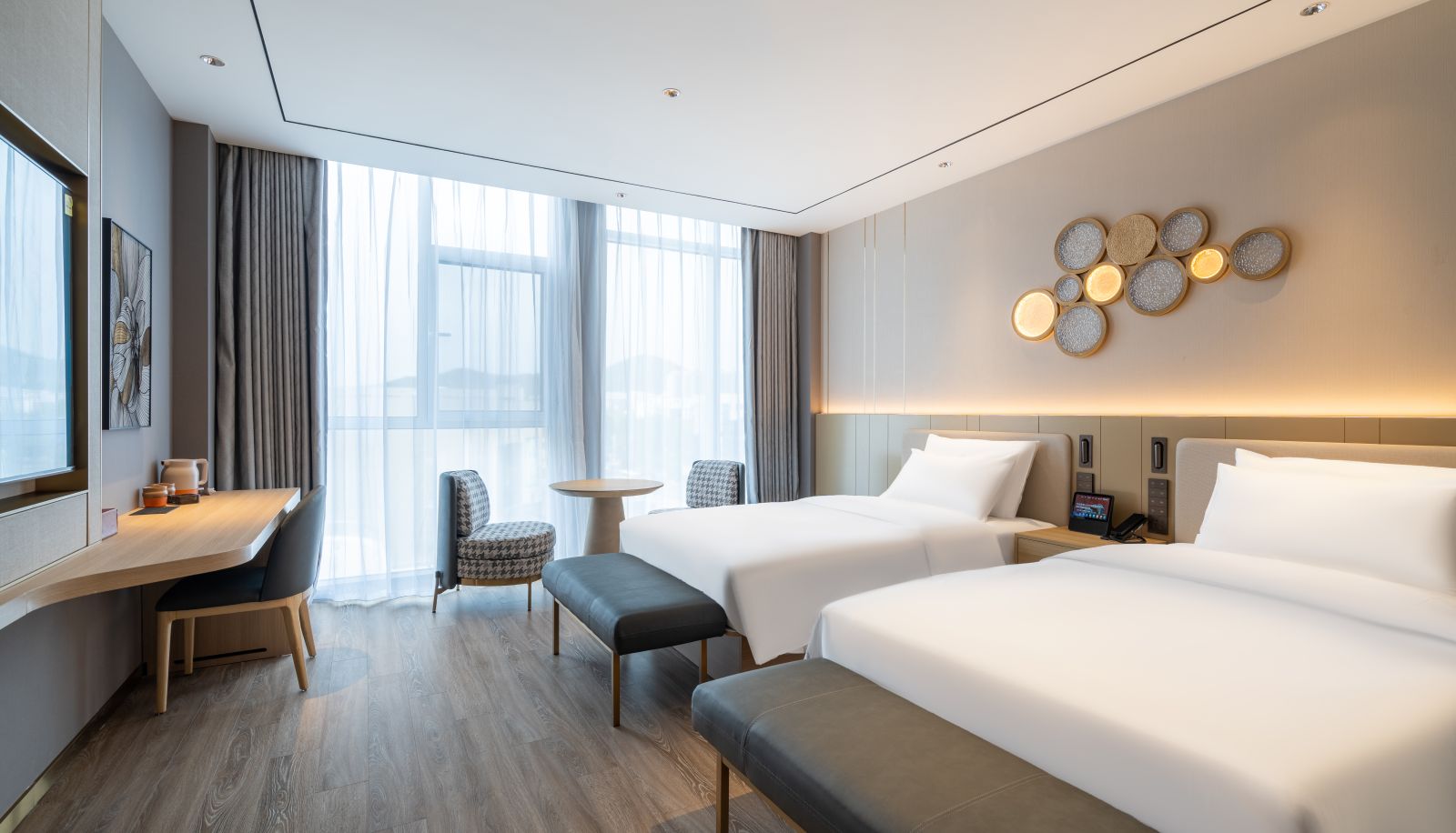 Zimmer - Orange Rizhao Lanshan Ginza Mall Hotel