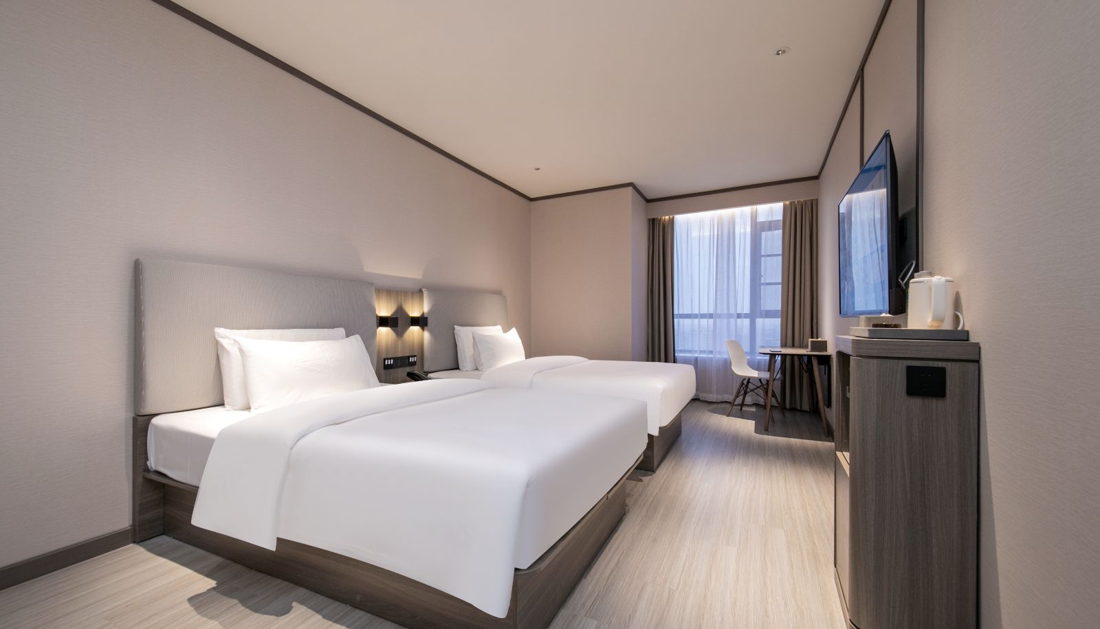 Zimmer - Hanting Huanggang Wuxue Passenger Station Hotel