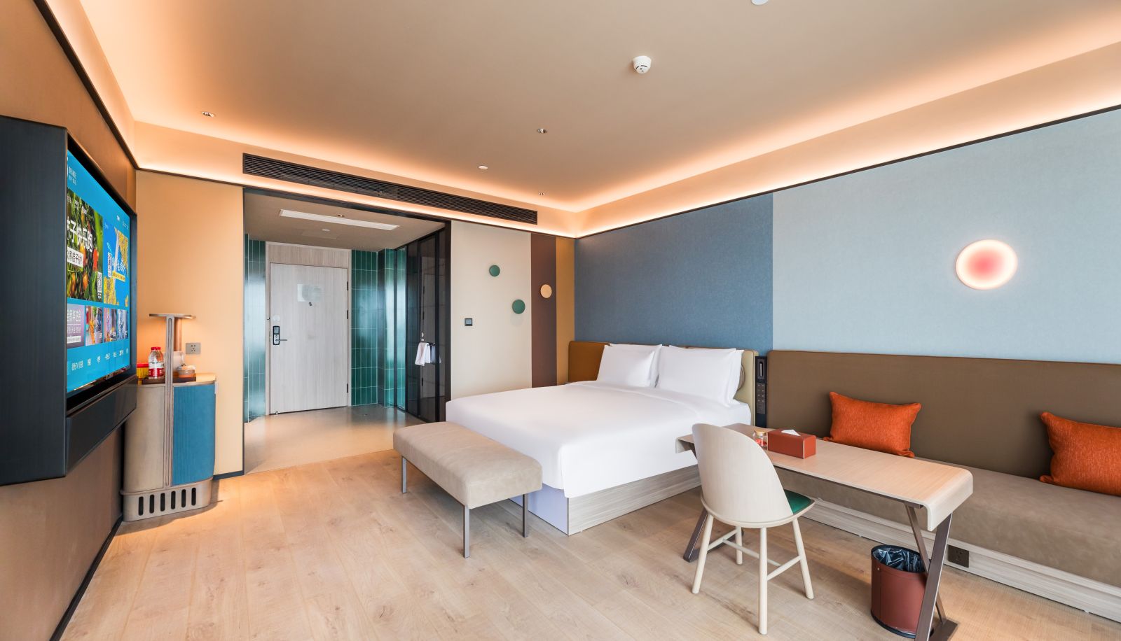 Zimmer - Orange Yichun Station Yuanzhou District Administrative Center Hotel
