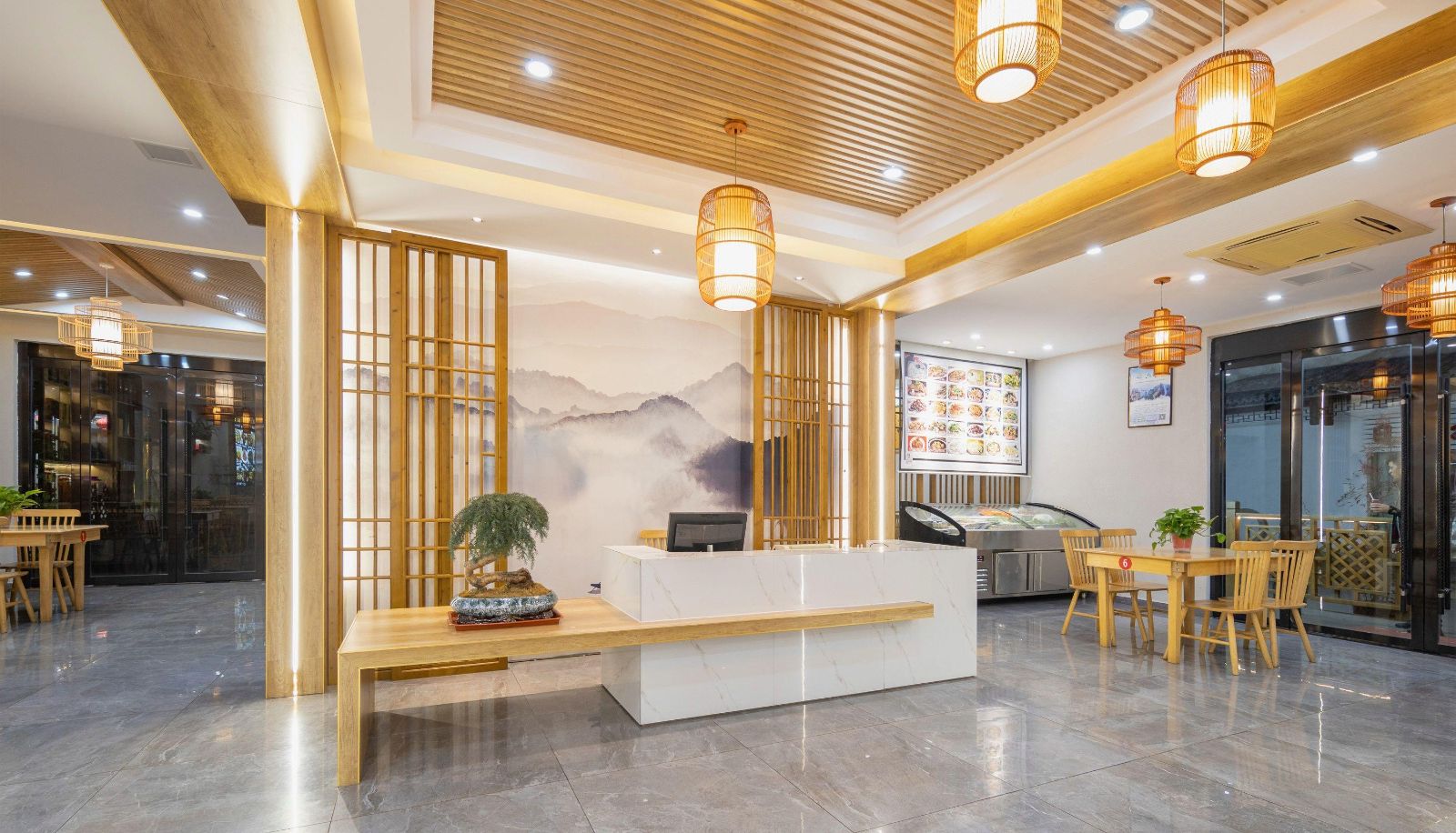 Zewnętrzna część hotelu - Jiuhua Mountain Wangxia Hotel