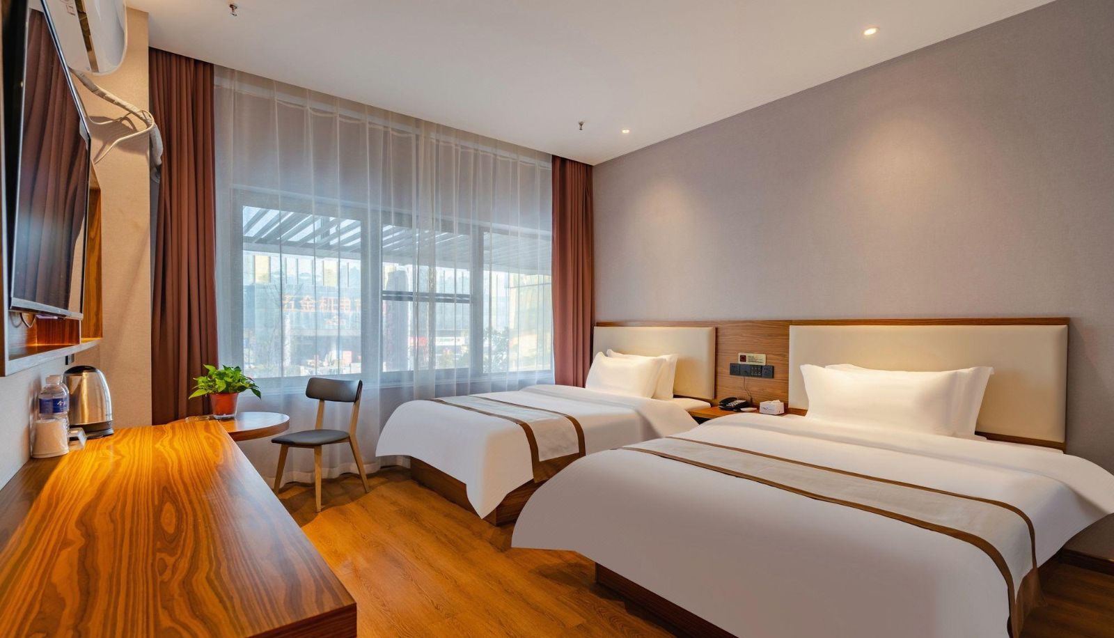 Business-Zimmer - Home Inn - Feixi Huanan City Tongluozhai Subway Station Ruibai Cloud Hotel