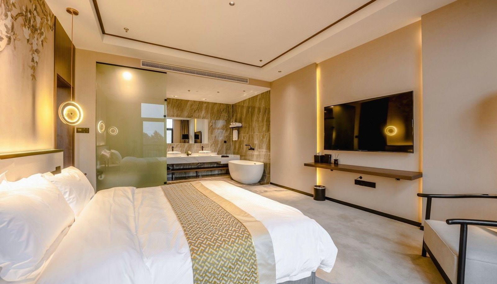 Habitación con vistas al lago - Wanzhi Sanshan Shuijing Manor Hotel