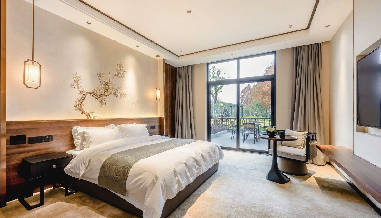 Habitación con vistas al lago - Wanzhi Sanshan Shuijing Manor Hotel