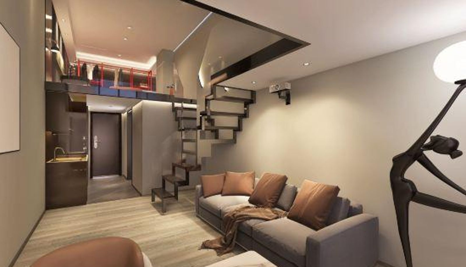 Zimmer mit Meerblick - Zhujia loft intelligent cinema apartment (China Resources Mixc store)