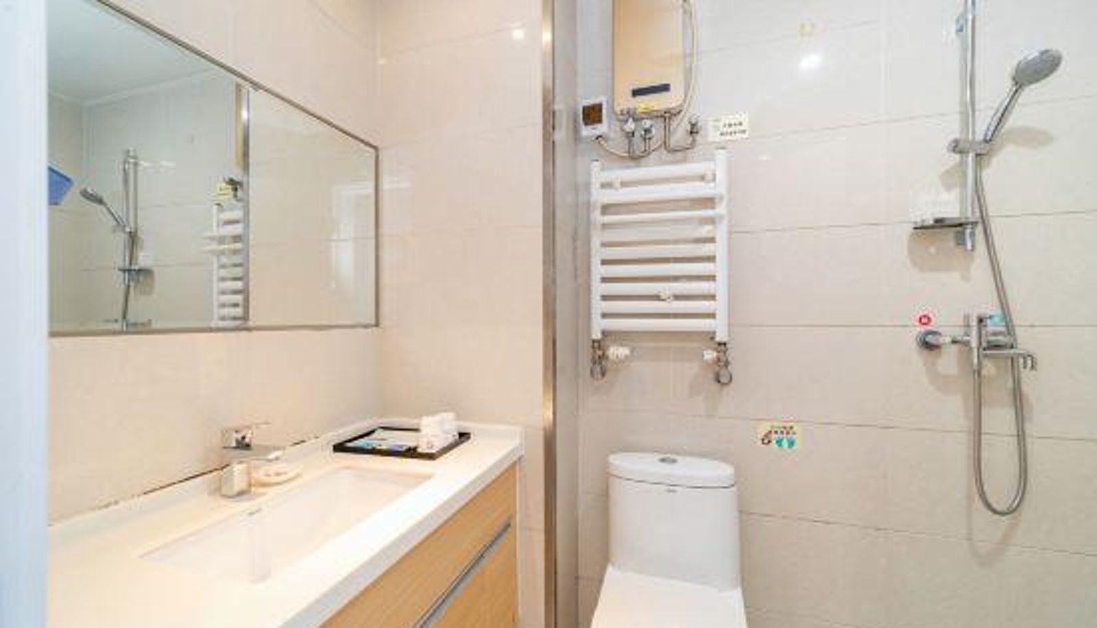 Zimmer mit Meerblick - Warner Seaview Apartment (Rizhao Wanda Plaza Dongyi Town)