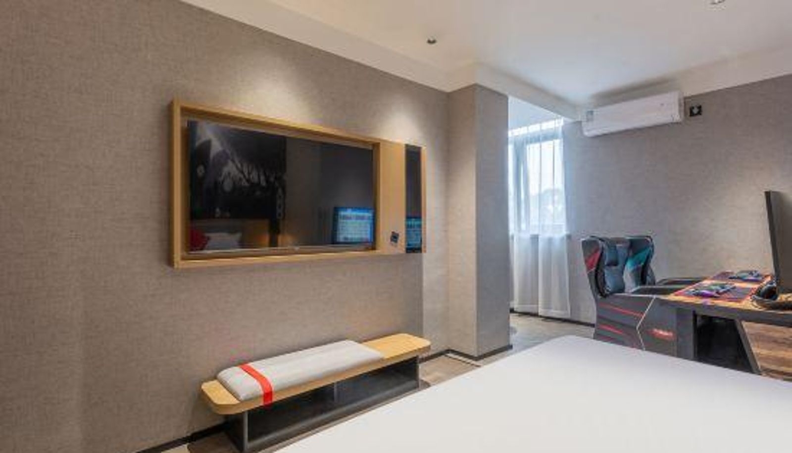 Zimmer - Thank Inn Plus Hotel (Ezhou Dongjiang International Wuchang Avenue Branch)