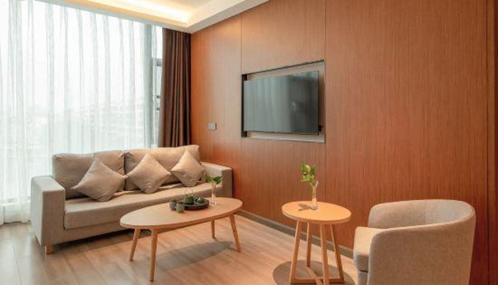 Zimmer mit Seeblick - Meihao Yizhi Hotel