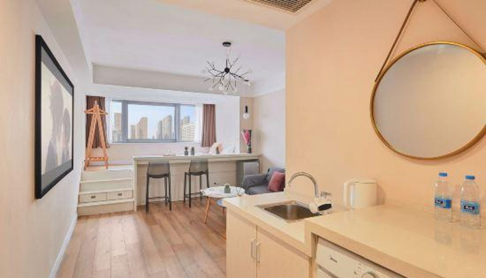 Habitación - City Lights Cinema Apartment (Huai'an Suning Plaza)