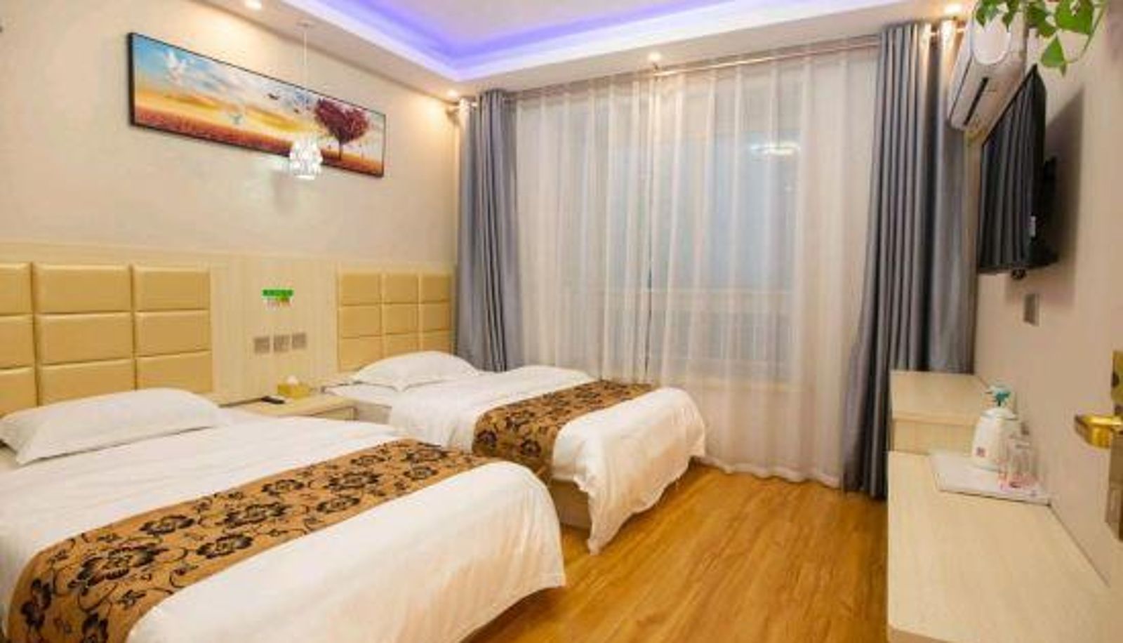 Zimmer - Zhengzhou Muguo Hotel (CBD China Grain Storage Building Store)