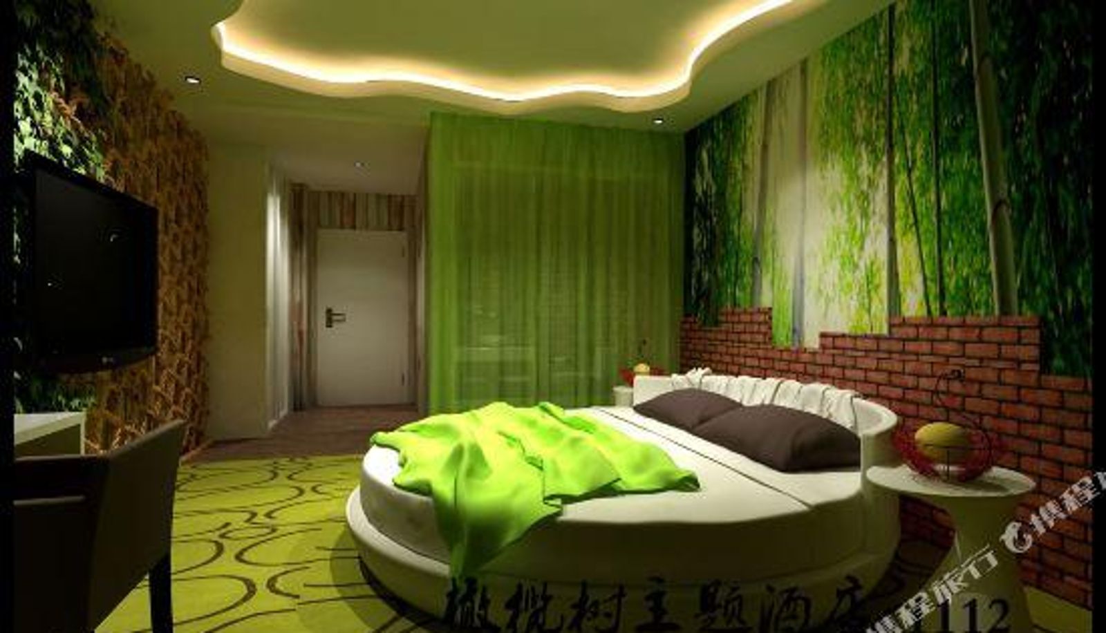 Pokój - Olive tree theme hotel (Zhengzhou Yellow River Institute of science and technology store)