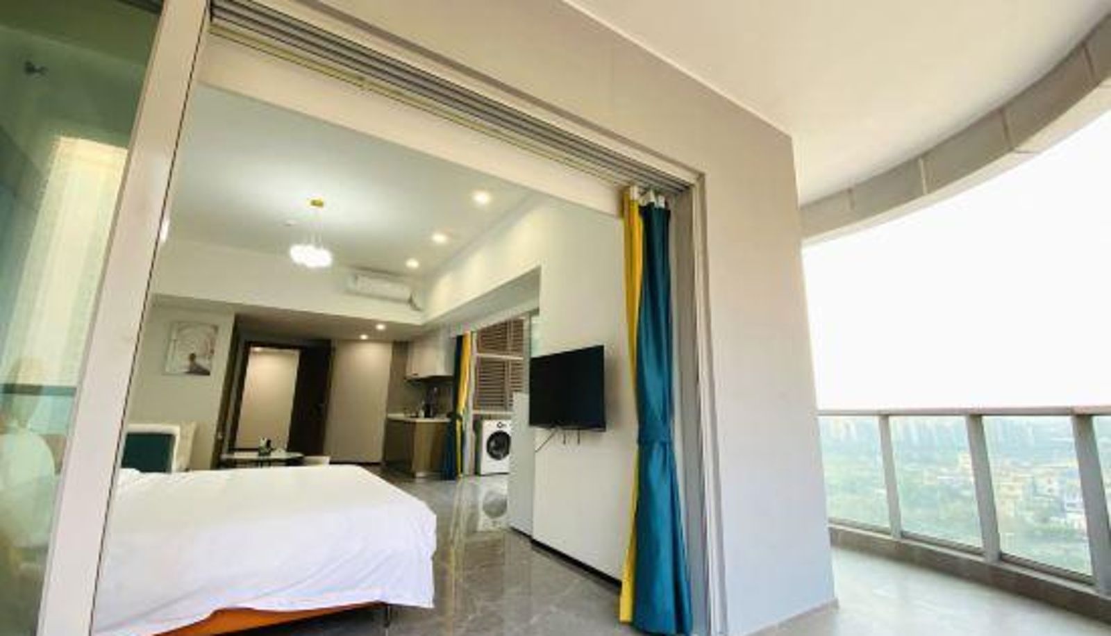 Chambre avec balcon - Yunji Apartment (Zhongshan Port Poly Plaza Branch)