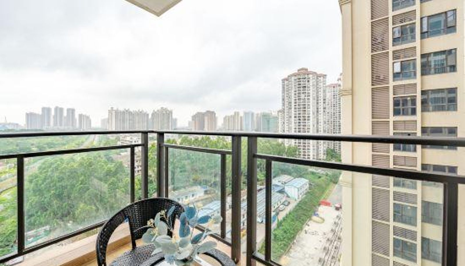 Chambre avec vue sur la mer - Tes International Apartment (Zhanjiang Wanda Plaza)