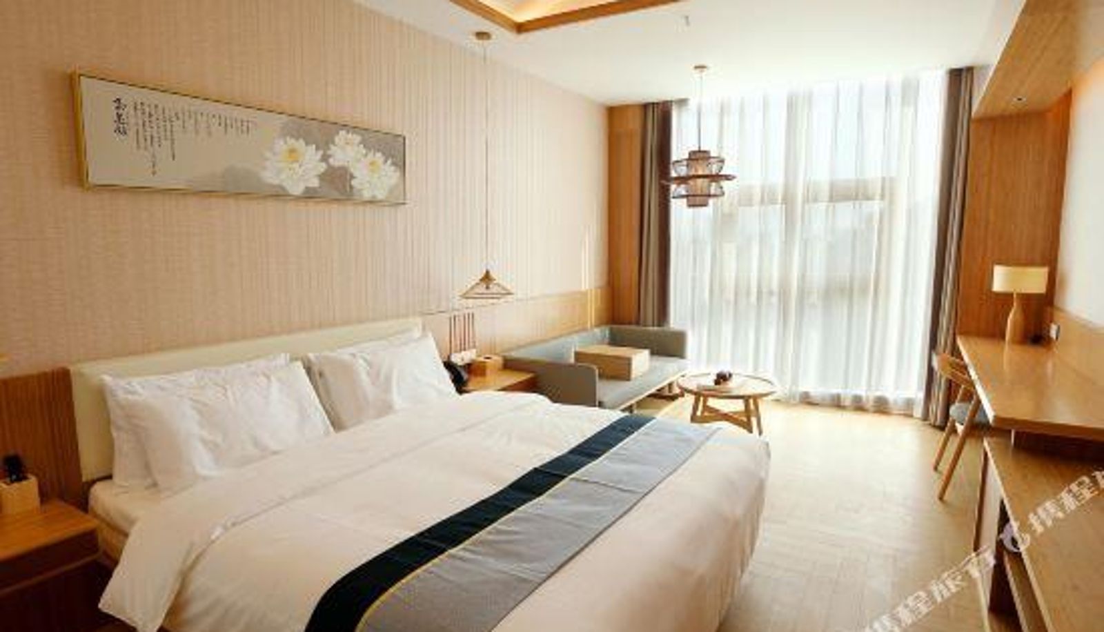 Zimmer mit Seeblick - Ripple Hotel (Yixing Guibin Plaza Xintiandi Commercial Street Store)