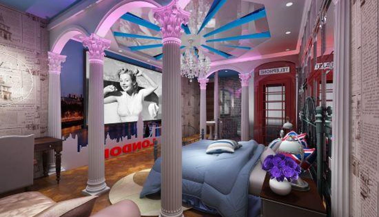 Zimmer mit Seeblick - Aizhiyuan Movie Hotel