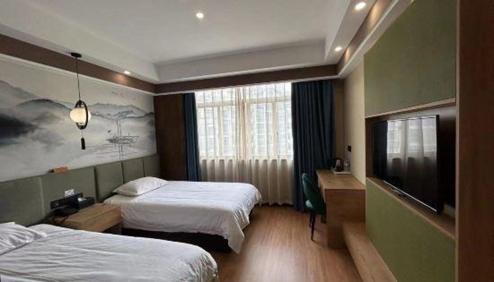 Familienzimmer - Yuehai Qianxi Boyuan Hotel (Yiwu International Trade City Branch)