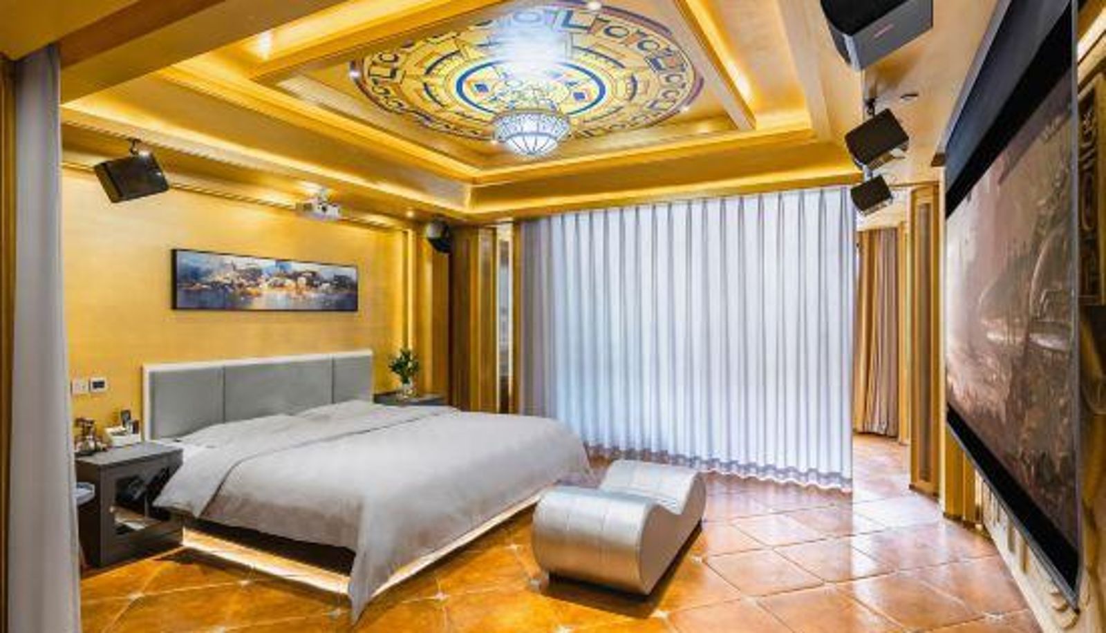 Zimmer - Yantai Fenglu Shanggu Jumu Cinema Hotel