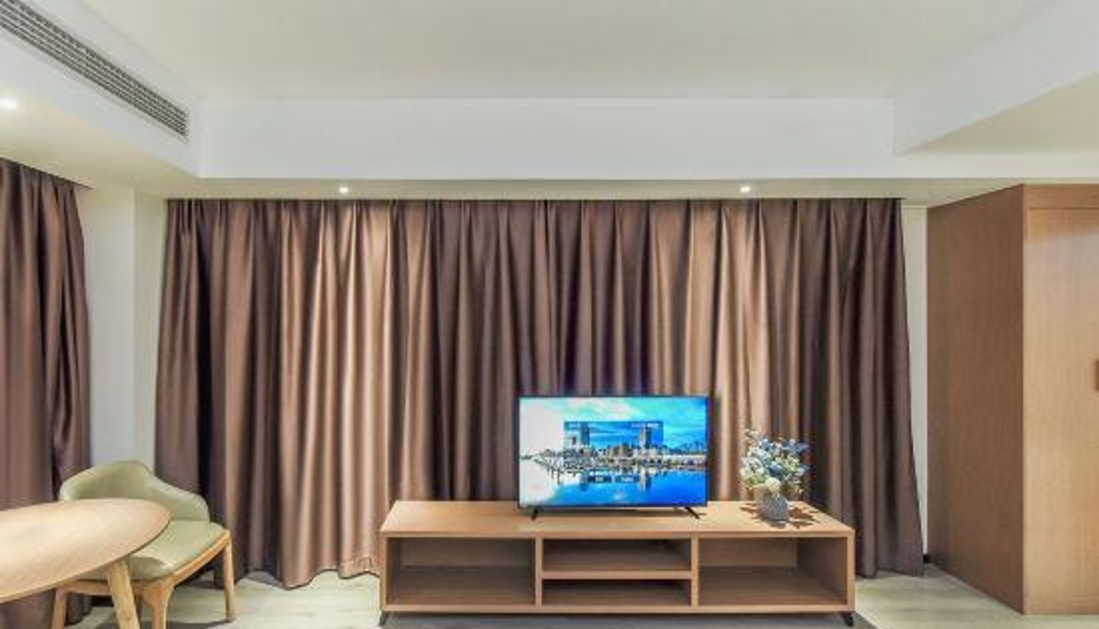 Kamer met uitzicht op het meer - Man Tianyu Hotel (Wuhan Wenhua Avenue Jiangxia Living Room Metro Station)