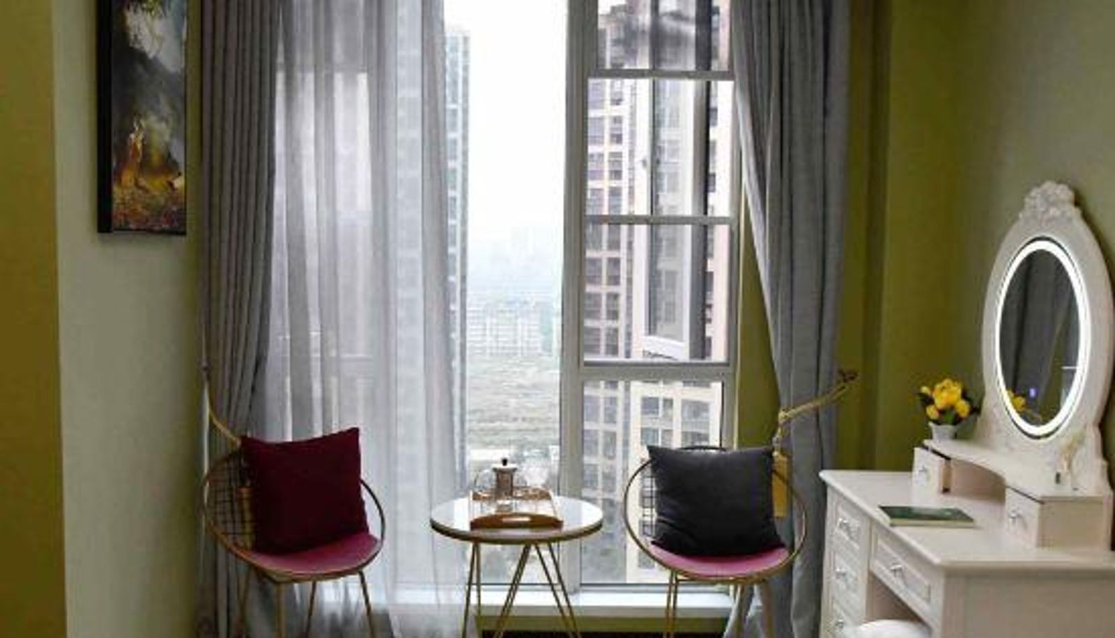 Widok wnętrza - Xiwei Apartment Hotel (Wuhan Happy Valley Branch)