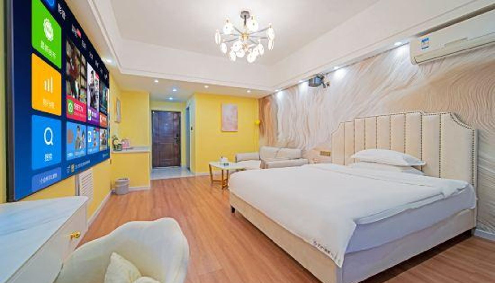 Chambre avec vue sur le lac - Jiuse Lu Art Cinema Hotel (Wuhan Sports Center Subway Station Jingkai Wanda Plaza)