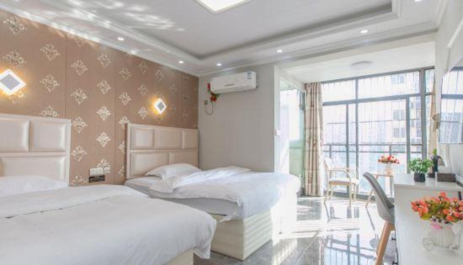 Chambre Familiale - Jingxin Apartment (lWuhan High Speed Rail Station)